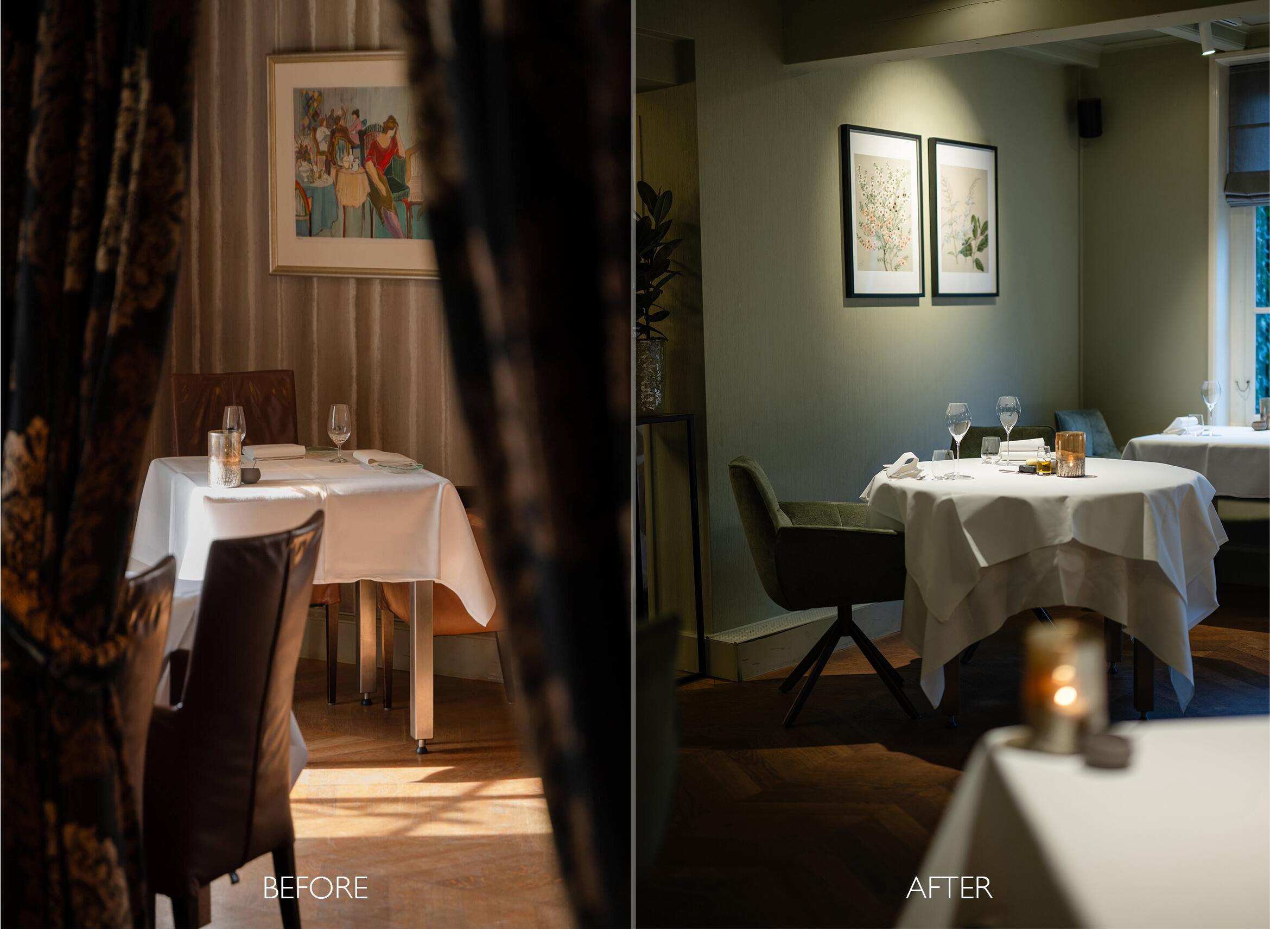 de Moerbei before and after